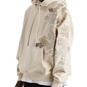 Sudadera con Capucha de Invierno para Hombre de la Mejor Calidad 2025, Ropa Urbana Bordada, Top con Capucha, Precio Razonable, Impresión Digital, 100% Algodón, con Bolsillo - Product Image 1