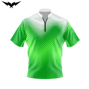 Camiseta de Boliche Personalizada Unisex, Impresa, Transpirable, de Secado Rápido, con Absorción de Humedad, de Poliéster, Manga Corta - Product Image 3