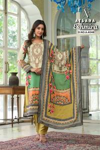 Costumes en mousseline pour femmes prêt-à-porter élégants Conception d'impression numérique contemporaine Personnalisable OEM ODM Coton pour les acheteurs en gros - Product Image 2