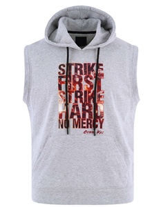 Ensemble 2 pièces de pantalons de survêtement et sweat à capuche unisexe en polyester/coton teint uni pour les pistes d'automne - Product Image 6