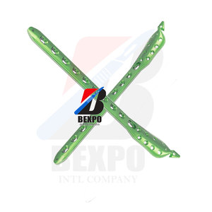Plaque de verrouillage de sécurité pour tibia distal médial chirurgical 3.5 avec kit de chirurgie orthopédique à onglet vert titane - Product Image 1