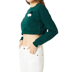 Camiseta sin Mangas Ecológica, Antiarrugas y Transpirable para Mujer, Estilo Vintage, Manga Larga, Casual, Tallas Grandes, Oferta, Stb 0506 - Product Image 2