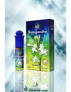 AL MAS Rajnigandha Perfume Unisex Premium en Roll-On de 6 ml |   Aceite de Fragancia Floral de Larga Duración, Sin Alcohol, Attar de Lujo - Product Image 1