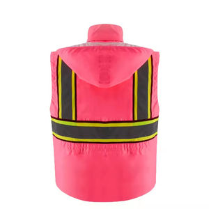 Chaleco de Seguridad de Alta Visibilidad para Hombre, Diseño Personalizado, Color Sólido, Cantidad al por Mayor, Estilo Personalizado, Invierno - Product Image 3