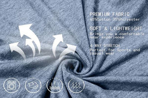 เสื้อ Henley ของผู้ชายมาใหม่2025ผ้าคอตตอนเนื้อนุ่มน้ำหนักเบาหรูหราทันสมัยใส่ได้ทุกวันขนาดใหญ่พิเศษ - Product Image 5