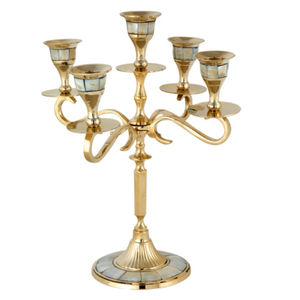 Bougeoir créatif en métal argenté de qualité, en aluminium, à 3 bras, bougeoir et décoration d'intérieur, cadeau à prix raisonnable - Product Image 4