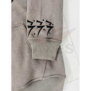 Sudadera Corta de Invierno para Mujer, 100% Algodón, Personalizada, con Cierre, Logotipo Personalizado, Pedrería, Estilo Urbano, Talla Grande - Product Image 3