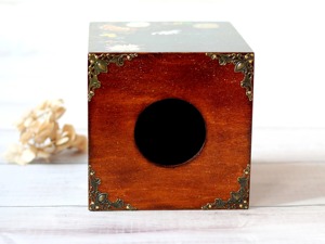 Caja de pañuelos de metal con hermosa impresión digital - Product Image 4