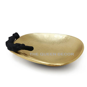 ชามเสิร์ฟโลหะทำมือชุบทองดีไซน์หรูสไตล์ญี่ปุ่น - Product Image 6