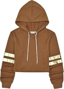 2024 Fall <b>Winter</b> Fashion Plus Size Casual Pullover Hoodie Streetwear Women's Crop <b>Top</b> Sweatshirt Woman Clothes Hoodies - Product Image 2