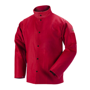 แจ็กเก็ตเชื่อมคอตตอนกันไฟสำหรับผู้ชายเสื้อแจ็กเก็ตแขนเสื้อหนัง - Product Image 3