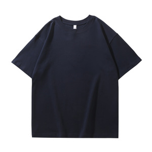 OEM personalizado color sólido camisetas de manga corta para los hombres y las mujeres de la marca de moda suelta Camiseta de manga corta para los hombres - Product Image 2