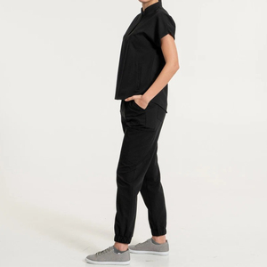 Jogger Scrub Set para mujer Modern Mandarin 2pckt Top con 7pckt Bottom - Product Image 5