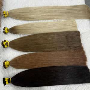 Cheveux vierges slaves 100% fabriqués au Vietnam cheveux brésiliens naturels de couleur ombrée en vrac avec extensions de cheveux humains à alignement des cuticules - Product Image 5