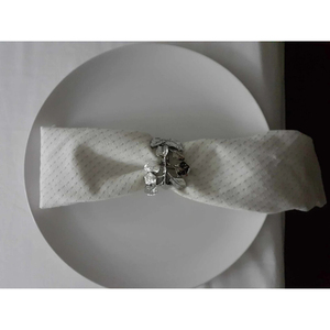 Design élégant Anneau de tissu décoratif Feuille Designer Porte-serviette en métal Rond de serviette pour Top Vente Rond de serviette à un prix abordable - Product Image 5