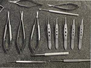 Juego de Cirugía Oftálmica para Cataratas, 21 Piezas, Instrumentos Oculares Manuales de Acero Inoxidable con Recubrimiento de Titanio + Caja, CE - Product Image 5