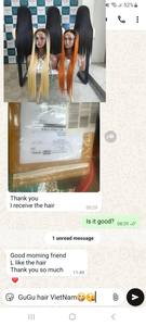 Cabello Vietnamita Grado 12A, Cabello Humano Virgen Sin Procesar en Paquetes, Frontal Elástico, Color Personalizado, Paquetes al por Mayor - Product Image 5