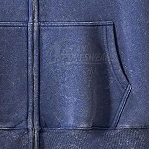 Sudaderas con Capucha de Secado Rápido y Transpirables con Lavado Ácido, Impresión de Logotipo Personalizada, Sudaderas con Capucha de Alta Calidad para Hombre con Lavado Ácido - Product Image 4