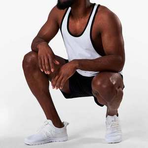 Camiseta sin mangas de Fitness de gimnasio en blanco de tendencia superventas de alta calidad para hombre a la venta - Product Image 2