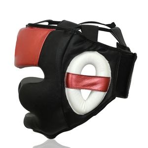 หมวกกันน็อคคิกบ็อกซิ่งแบบมืออาชีพสำหรับฝึกชกมวยระบายอากาศได้ดีอุปกรณ์ป้องกันศีรษะโลโก้แบบกำหนดเอง - Product Image 4