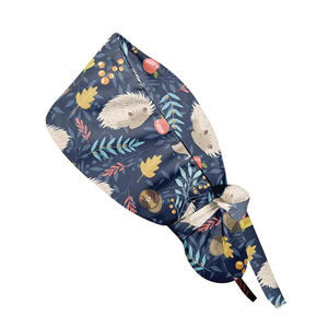 Chapeau chirurgical en coton imprimé pour femmes, bonnet de dentiste, bonnet de médecin, bonnet d'infirmière, blouses médicales pour salle d'opération - Product Image 3