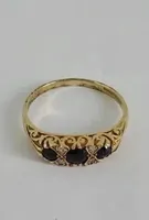 Bague de mariage vintage pour femme en argent sterling plaqué or jaune 14 carats avec diamant noir simulé rond de 2,40 carats en moissanite