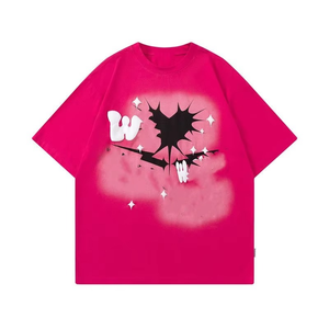 Camiseta de algodón informal para hombre de nueva versión Precio al por mayor Impresión digital de gran tamaño 100% algodón - Product Image 5