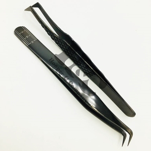 Tube de pince à épiler boîte d'emballage de cils durables tube de pince à épiler en plastique capuchon de pompe de vison pour faux cils boîte d'emballage Logo - Product Image 6