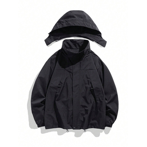 Factory Price New Fashion Style <b>Waterproof</b> Custom Logo 100% Cotton <b>Long</b> Sleeve Comfortable Size Winter Windbreaker Men <b>Jacket</b> - Product Image 2