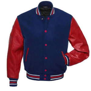 Nueva chaqueta con mangas de cuero con estilo para hombre, chaquetas de hombre de diferentes colores, las mejores chaquetas Varsity con mangas de cuero de lana con estilo para hombre - Product Image 1