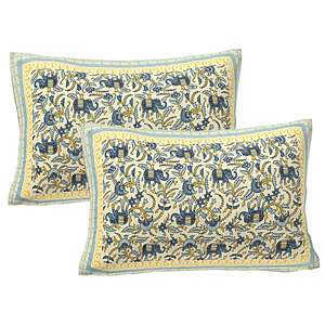 Juego de Sábanas King de 3 Piezas con Motivos Étnicos Azules a Rayas, 100% Algodón, con 2 Fundas de Almohada (ADB1484) - Product Image 3