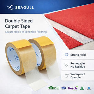 Ruban adhésif double face robuste et amovible pour l'installation de tapis d'exposition, la fixation de tapis et la pose de revêtements de sol - Product Image 1