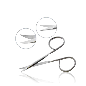 กรรไกรไอริสสีสแตนเลสแบบตรงปลายตรงปลายกรรไกรสำหรับผ่าตัดเครื่องมือทางการแพทย์ชุดกรรไกรไอริส3ชิ้น - Product Image 5