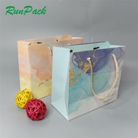 Windowed fleur Design sac à main sac en papier pour bouquet et emballage de fleurs