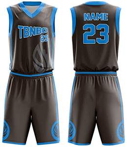 Uniforme de basket-ball personnalisé sublimer uniforme de basket-ball maillot de basket-ball avec logo personnalisé et impression, - Product Image 6