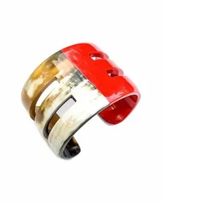 100% Best quality horn and resin bangle for made from horn buffalo horn bead for Jewelry Bracelets & Bangles selling