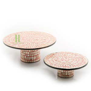 NUEVO PRODUCTO MUY VENDIDO Soporte para Pastel con Incrustaciones de Nácar para Decoración de Ramanda, Molde de Resina Epoxi Hecho en Vietnam - Product Image 2