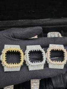 เคสนาฬิกาข้อมือสเตนเลสสำหรับผู้ชายแบบมีหนามสไตล์ฮิปฮอป GA2100ออกแบบได้ตามต้องการ - Product Image 2