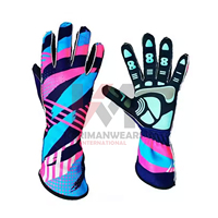 Nuevos Guantes de Carreras de Karts Personalizados para las Cuatro Estaciones, Deportes al Aire Libre, Diseño Duradero de Primera Calidad, Logotipo Personalizado, Transpirables