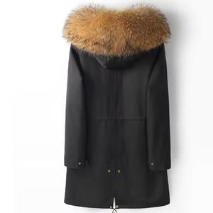 2025 nouveauté fourrure de renard col châle manteaux solide Gary couleur durabilité et confortable fourrure Long manteau hommes - Product Image 2