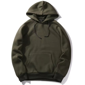2024 nouvel homme blanc couleurs unies à capuche pull à manches longues Style unisexe sweats à capuche - Product Image 3