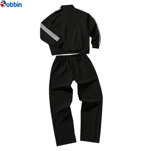 Conjunto Deportivo de Invierno de 2 Piezas para Hombre, Estilo Informal, con Capucha, Cintura con Cordón Ajustable, Tejido Grueso de Poliéster/Algodón, Corte Regular - Product Image 2