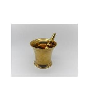 Mortero y Maja de latón directo de fábrica para uso en la cocina Mortero y Maja de estilo moderno medio fabricados por la India - Product Image 5