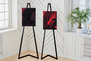 Petit support de peinture de table pour la maison support de chevalet décoratif encadrement impressions et croquis antique fair art affichage porte-photo - Product Image 5