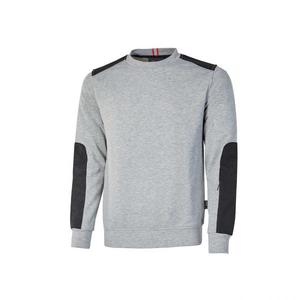 U-<b>POWER</b> Workwear Crewneck Sweatshirt RYKE Grey Silver with <b>Brushed</b> Finish - Product Image 1