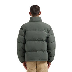Veste pour homme, personnalisée, à capuche, légère, en gros, rembourrage en bulles, matelassée, en polyester, avec logo, veste matelassée pour homme - Product Image 2