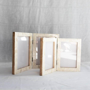 Marco de Fotos con Incrustaciones de Hueso, Decoración para el Hogar, el Mejor de la Fábrica - Product Image 1