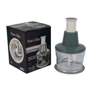 Hachoir Électrique Manuel à Lames en Plastique, Portable, Sans BPA, pour Hacher, Mélanger et Trancher Légumes et Fruits, Idéal pour la Maison et les Véhicules Récréatifs - Product Image 3