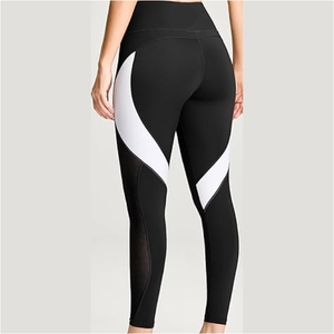 Leggings de Mujer de Alta Calidad, Casuales, con Cintura Elástica, para Yoga y Deportes, Transpirables, de Spandex/Poliéster, Largos, Lisos, Sin Costuras, de Secado Rápido - Product Image 2