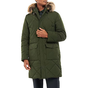 Parkas CON CAPUCHA DE Color sólido 2025 para hombre, ropa informal gruesa y cálida, abrigo para hombre, nueva moda de invierno, prendas de vestir, chaquetas a prueba de viento para hombre - Product Image 1